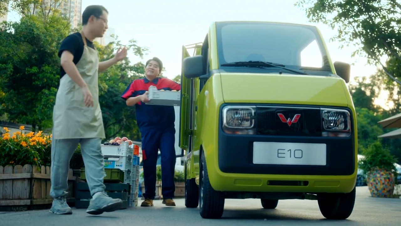 Cận cảnh Wuling E10 - xe tải điện mini dành cho đô thị Cận cảnh Wuling E10 - xe tải điện mini dành cho đô thị
