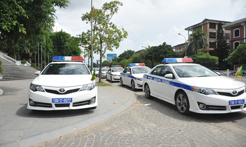 Mãn nhãn với dàn mô tô "khủng" phục vụ APEC man nhan voi dan mo to khung phuc vu apec