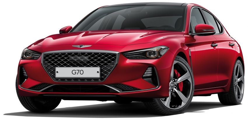 genesis g70 so huu man hinh hien thi 3d dau tien tren the gioi