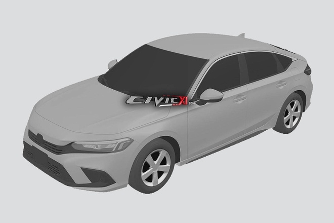 honda civic 2022 lo hinh phac thao