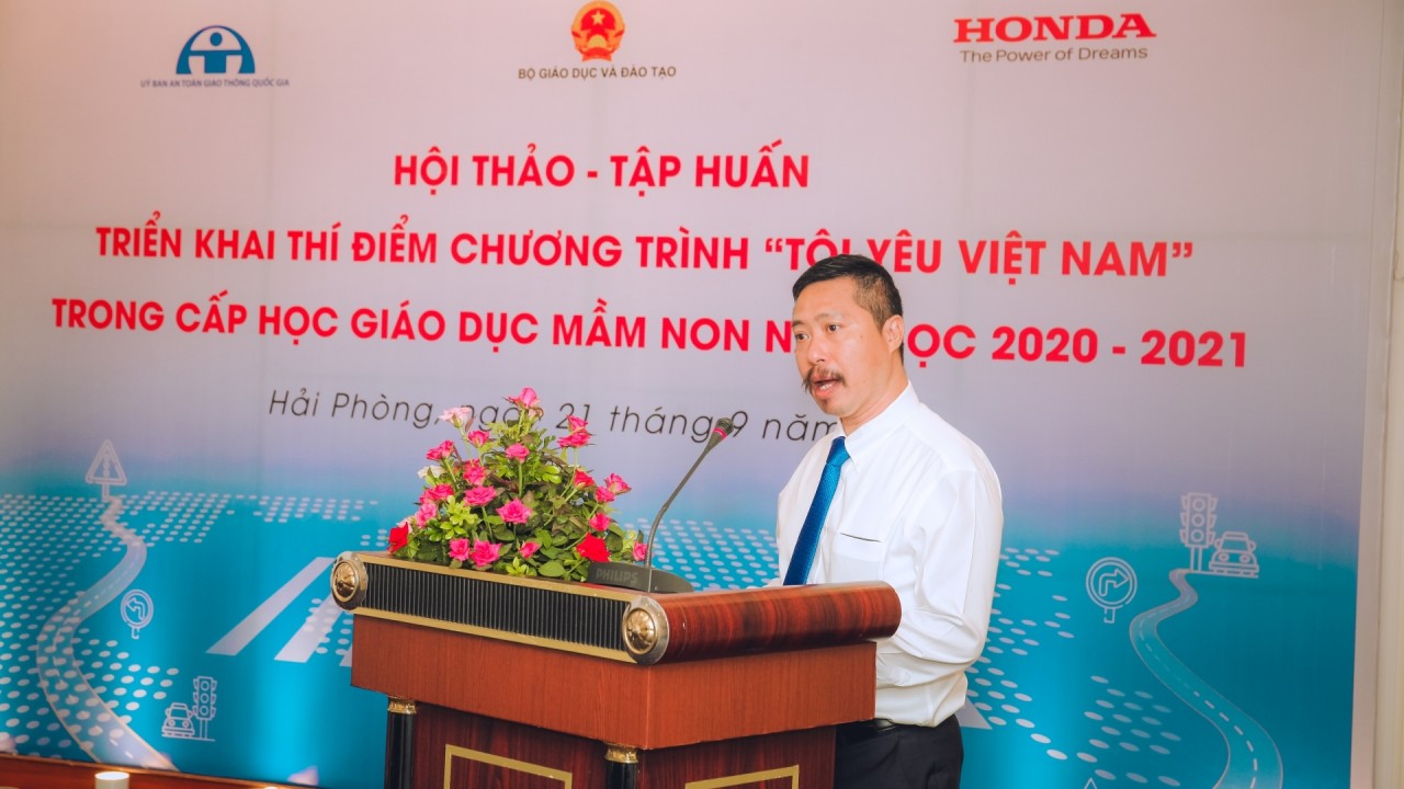 Honda thí điểm giáo dục ATGT trong cấp học giáo dục mầm non năm học 2020 – 2021