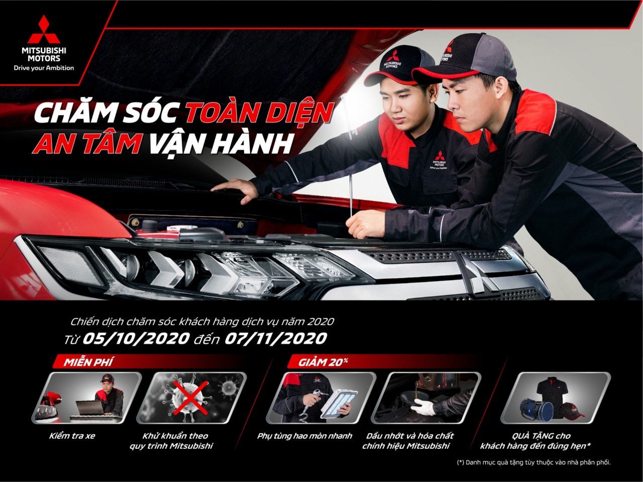 Mitsubishi triển khai chiến dịch chăm sóc khách hàng mitsubishi trien khai chien dich cham soc khach hang