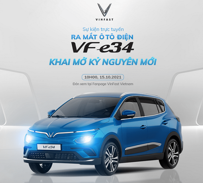 VinFast VF e34 chốt ngày ra mắt tại Việt Nam