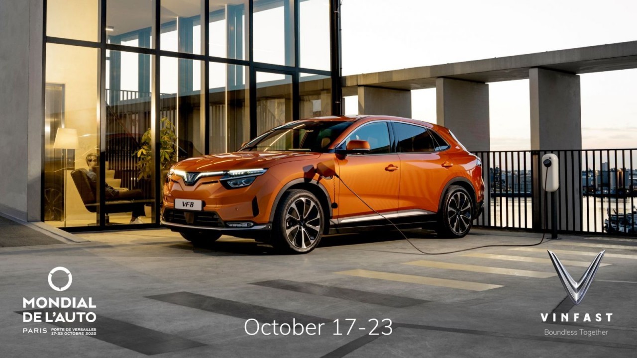 VinFast trở lại Paris Motor Show với các mẫu xe thuần điện
