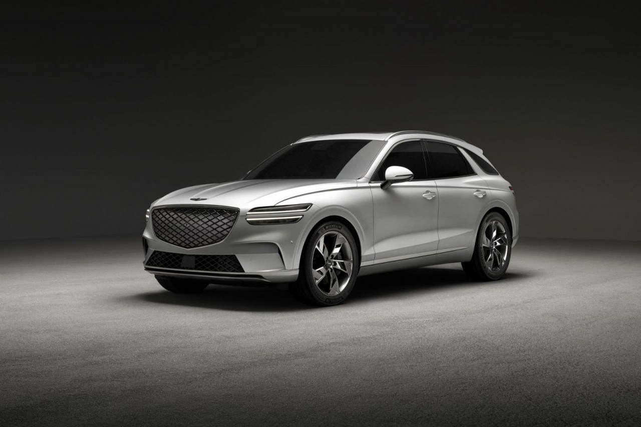 Xe điện Genesis Electrified GV70 có công suất 489 mã lực