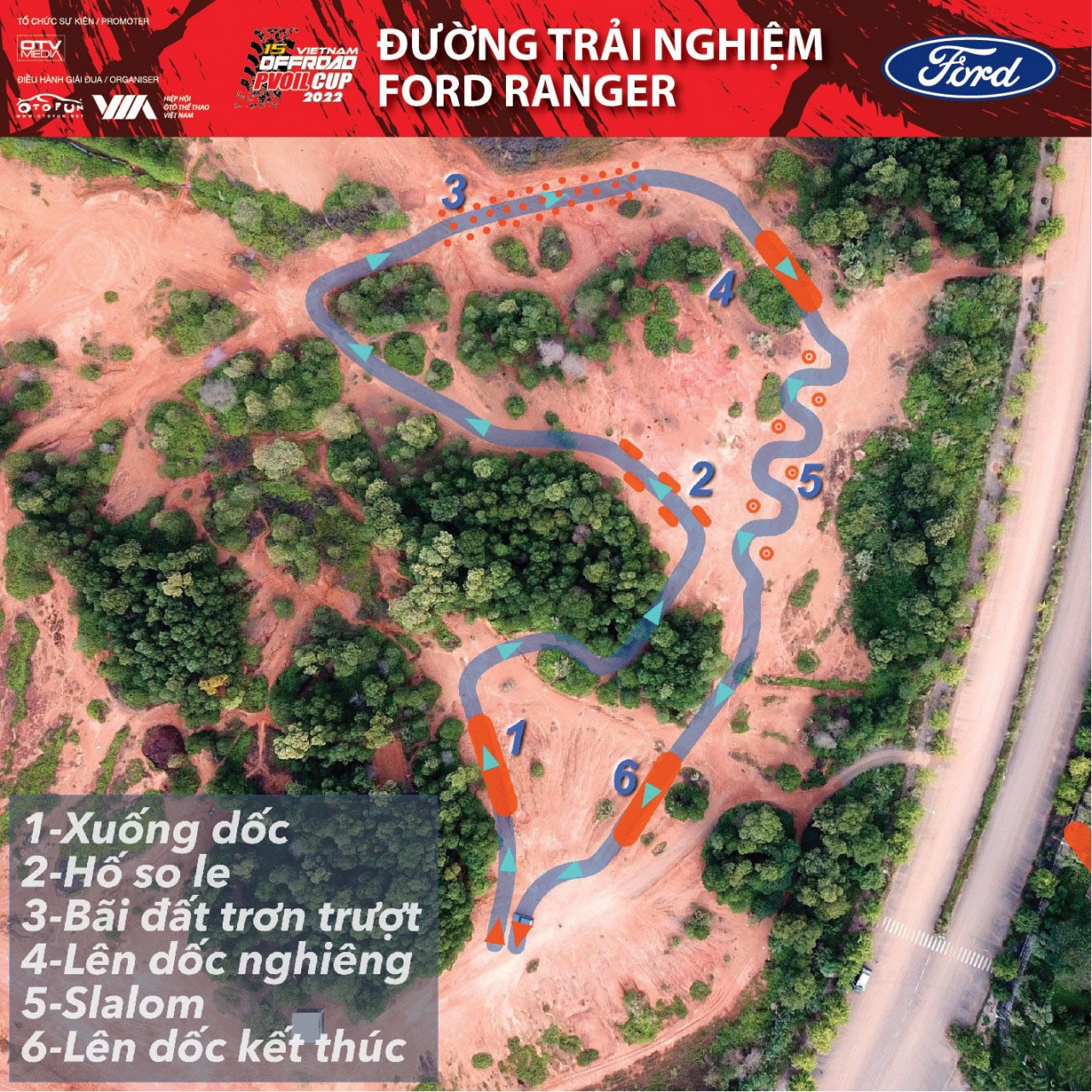 Đến PVOIL VOC 2022 tham dự lái thử Ford Ranger trên địa hình Off-road đỉnh cao Đến PVOIL VOC 2022 tham dự lái thử Ford Ranger trên địa hình Off-road đỉnh cao