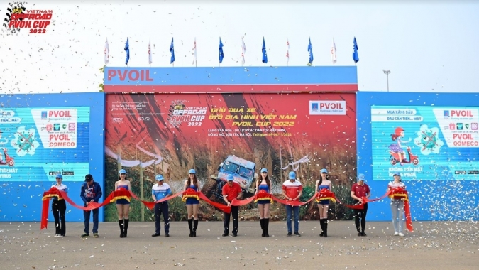 Ấn tượng PVOIL tại Giải Đua xe ô tô địa hình Việt Nam 2022