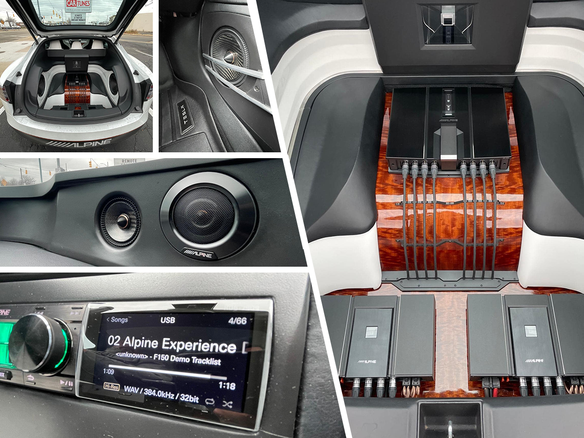 Hệ thống Alpine F#1Status được lắp trên Tesla Model S Hệ thống Alpine F#1Status được lắp trên Tesla Model S