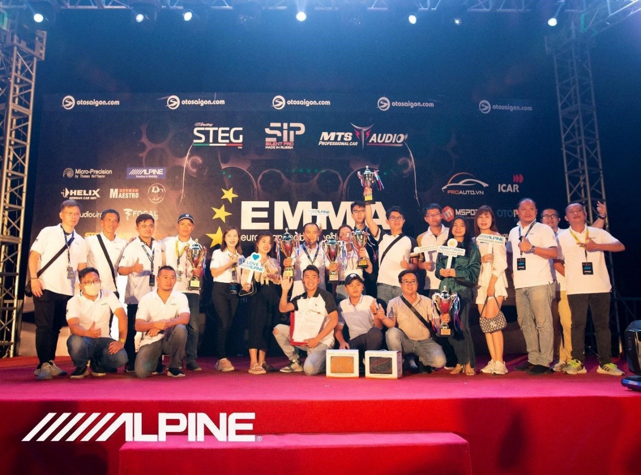 Alpine Việt Nam mang đến sự bùng nổ tại giải đấu âm thanh EMMA 2022 Alpine Việt Nam mang đến sự bùng nổ tại giải đấu âm thanh EMMA 2022