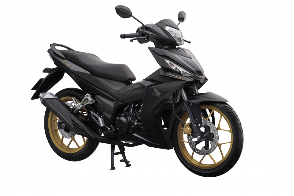 honda winner 150 phoi mau vang kim loai doc dao ra mat