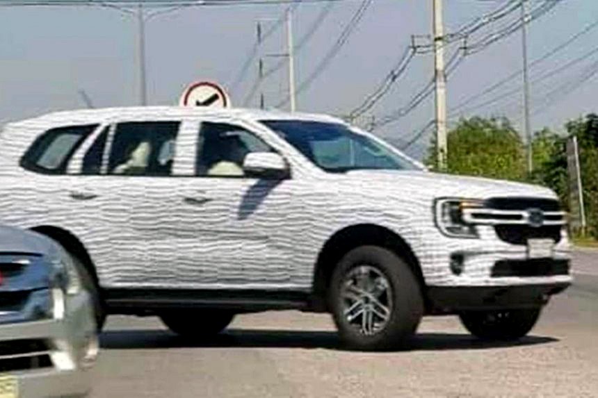 Bắt gặp Ford Everest thế hệ mới chạy thử tại Thái Lan