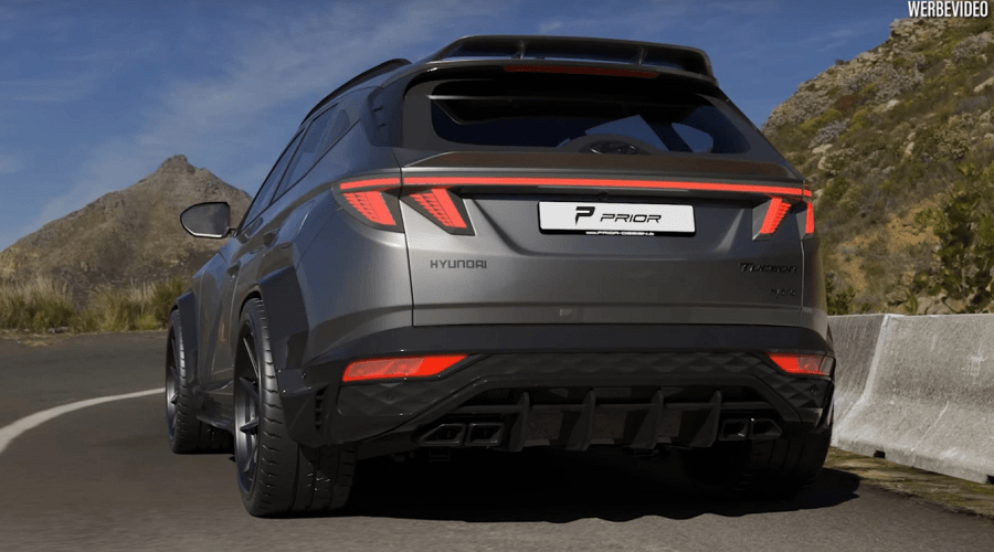 Hyundai Tucson cực ngầu với bản độ thân rộng