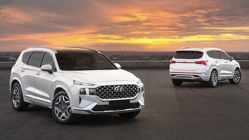 Hyundai Santa Fe 2022 có mặt tại đại lý Hyundai Santa Fe 2022 có mặt tại đại lý