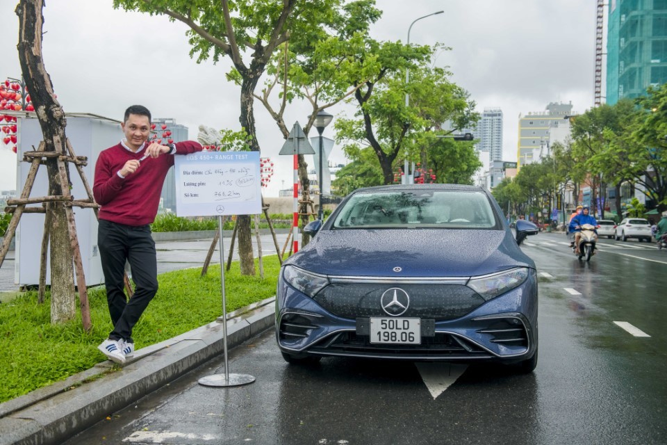 Mercedes-EQS EQS 450+ di chuyển được 850KM chỉ 1 lần sạc Mercedes-EQS EQS 450+ di chuyển được 850KM chỉ 1 lần sạc