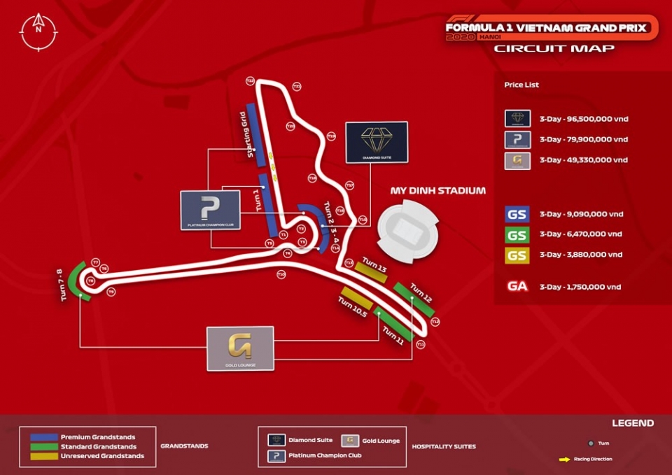 Giá vé F1 Việt Nam GrandPrix cao nhất tương đương 1 chiếc Honda SH gia ve f1 viet nam grandprix cao nhat tuong duong 1 chiec honda sh