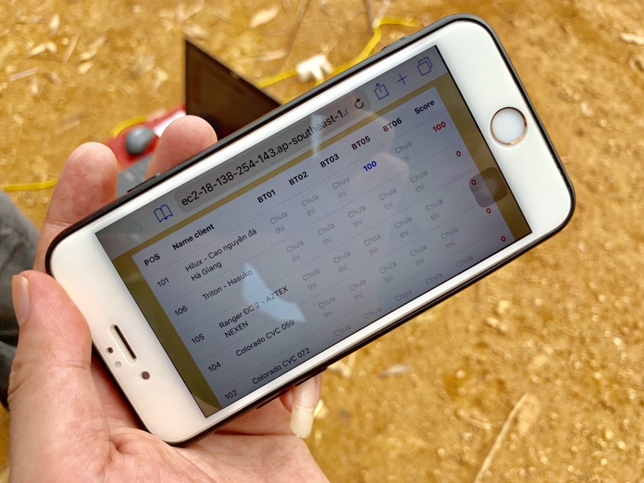 thu nghiem he thong cham diem tu dong cho pvoil voc 2019