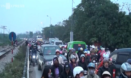 Cửa ngõ thủ đô ùn tắc sau đợt nghỉ Tết Dương lịch cua ngo thu do un tac sau dot nghi tet duong lich