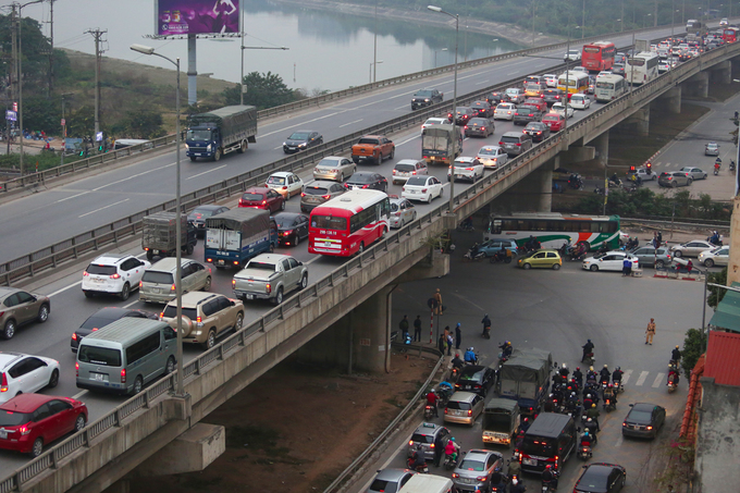 Cửa ngõ thủ đô ùn tắc sau đợt nghỉ Tết Dương lịch cua ngo thu do un tac sau dot nghi tet duong lich