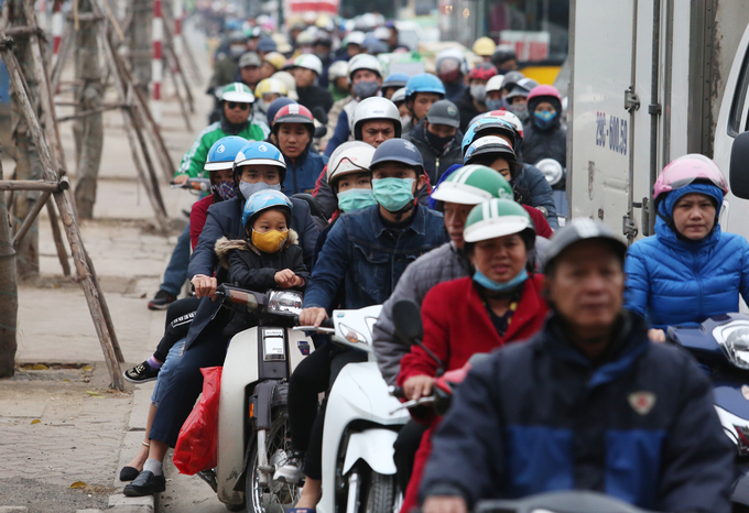Cửa ngõ thủ đô ùn tắc sau đợt nghỉ Tết Dương lịch cua ngo thu do un tac sau dot nghi tet duong lich
