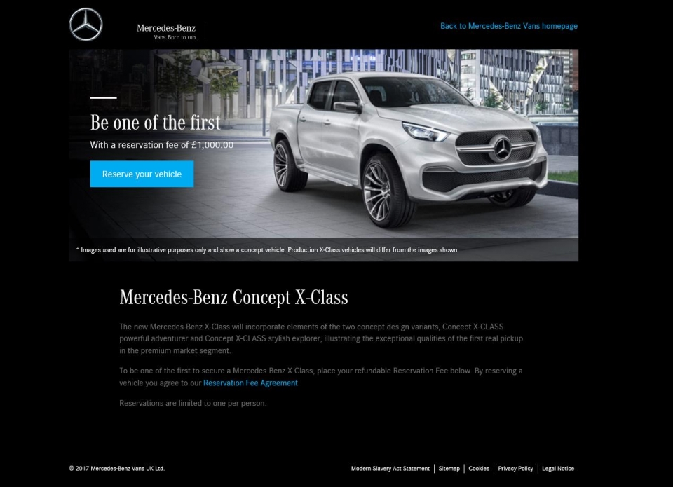 Mercedes-Benz bắt đầu nhận đặt hàng bán tải X-Class mercedes benz bat dau nhan dat hang ban tai x class