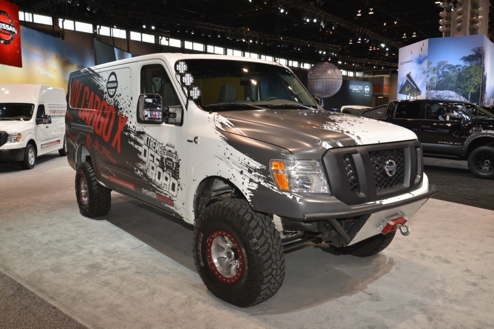 chicago 2017 lo dien chien binh off road nissan nv cargo x