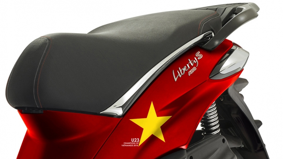 Piaggio tung ra phiên bản giới hạn Liberty U23 Việt Nam