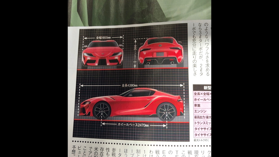 Toyota Supra thế hệ mới lộ diện trên tạp chí Nhật Bản toyota supra the he moi lo dien tren tap chi nhat ban
