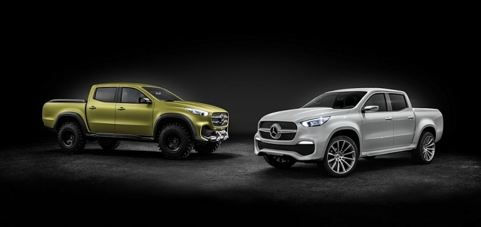 [Geneva 2017] Mercedes-Benz sẽ trình diễn bộ đôi bán tải X-Class