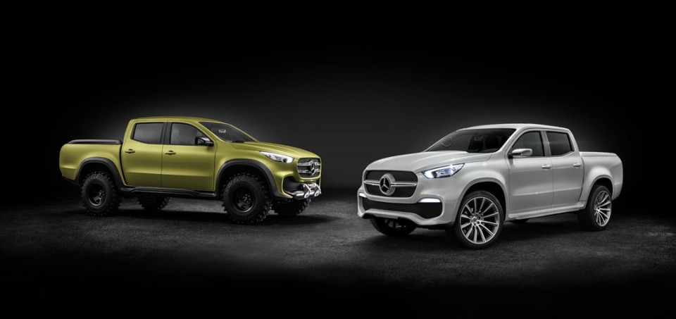 [Geneva 2017] Mercedes-Benz sẽ trình diễn bộ đôi bán tải X-Class