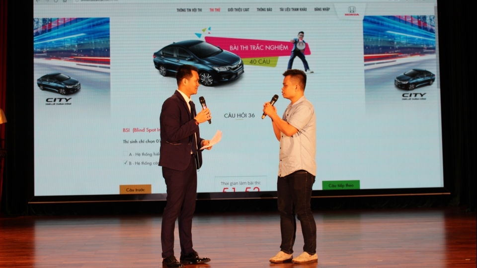 Vòng loại hội thi “Sinh viên lái xe ôtô an toàn năm 2018” diễn ra trong tháng 3 & 4