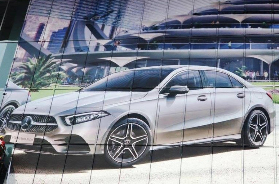 Hé lộ hình ảnh Mercedes-Benz A-Class Saloon 2018 trước thềm ra mắt he lo hinh anh mercedes benz a class saloon 2018 truoc them ra mat