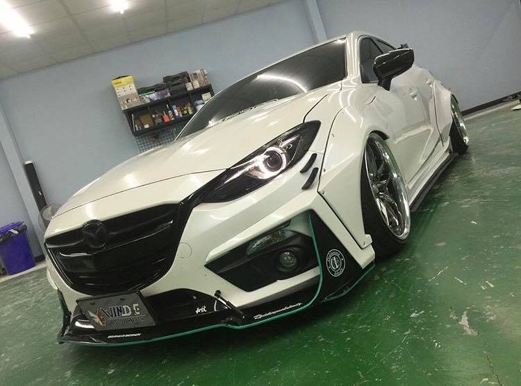 Xem dân chơi Đài Loan độ Mazda3 đầy ấn tượng xem dan choi dai loan do mazda3 day an tuong