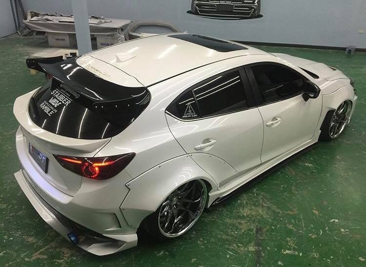 Xem dân chơi Đài Loan độ Mazda3 đầy ấn tượng xem dan choi dai loan do mazda3 day an tuong