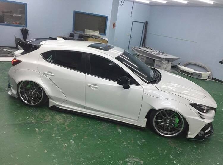 Xem dân chơi Đài Loan độ Mazda3 đầy ấn tượng xem dan choi dai loan do mazda3 day an tuong