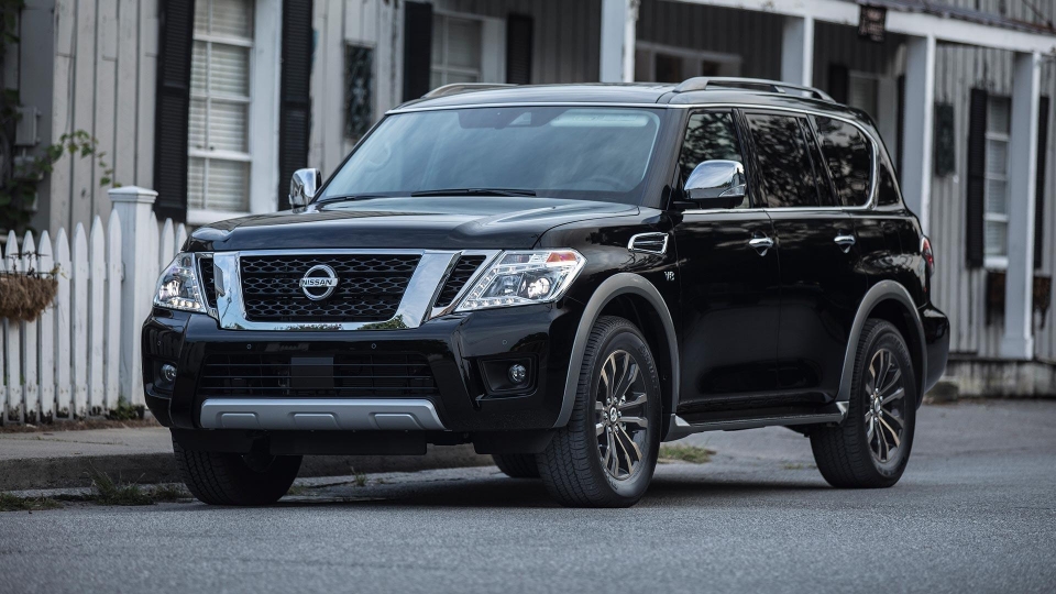 Nissan Armada 2018 ra mắt với gương chiếu hậu thông minh I-RVM nissan armada 2018 ra mat voi guong chieu hau thong minh i rvm
