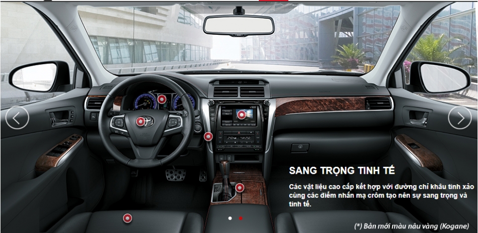 toyota viet nam len doi camry voi den pha led