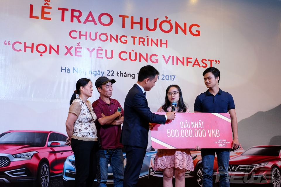 Trao giải cuộc thi “Chọn xế yêu cùng Vinfast” trao giai cuoc thi chon xe yeu cung vinfast