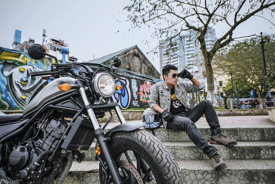 Honda Rebel 300: Sự trở lại của "kẻ nổi loạn" honda rebel 300 su tro lai cua ke noi loan