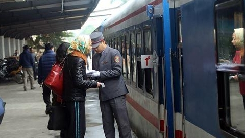 Đường sắt Hà Nội tăng cường nhiều tàu Tết chạy tuyến phía Nam