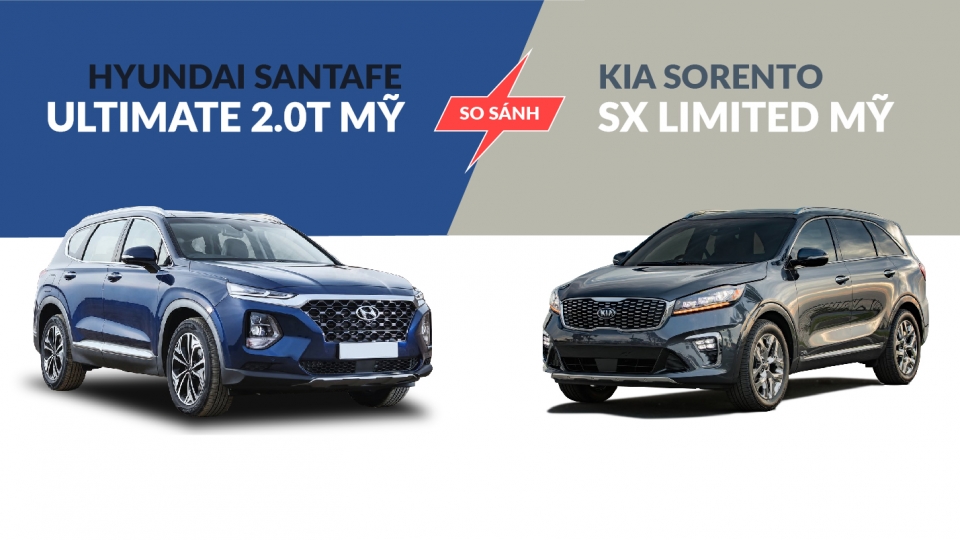 Hyundai Santa Fe Ultimate 2.0T có gì để đối đầu KIA Sorento SX Limited? hyundai santa fe ultimate 20t co gi de doi dau kia sorento sx limited