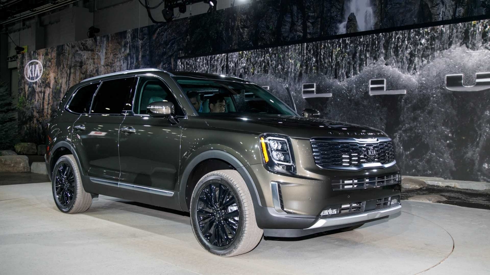 Kia Telluride 8 chỗ lộ diện với thiết kế rất đẹp suv dau bang kia telluride lo dien voi 8 cho ngoi