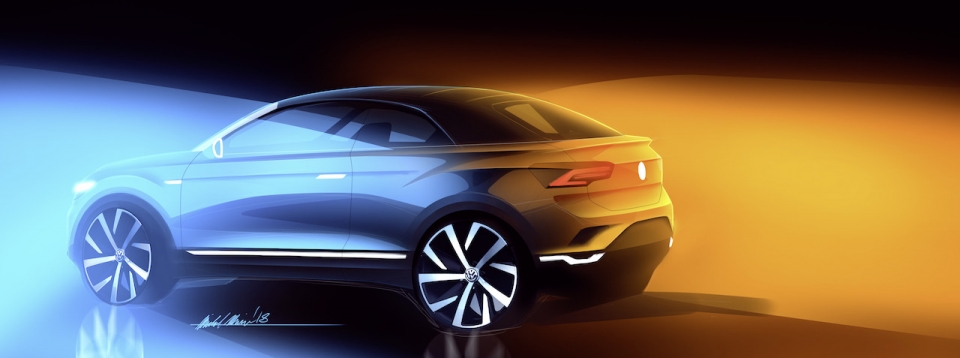 suv mui tran ca tinh volkswagen t roc se ra mat vao nam 2020
