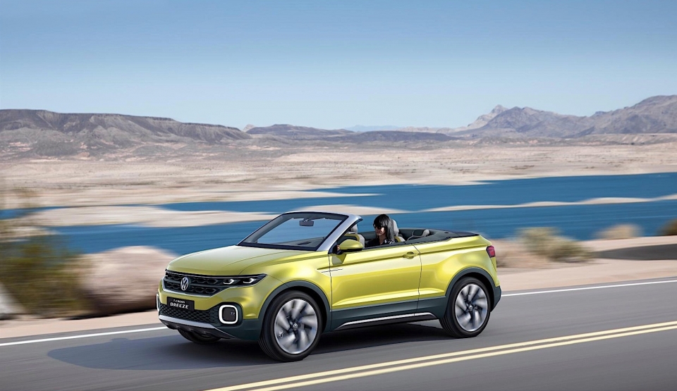 suv mui tran ca tinh volkswagen t roc se ra mat vao nam 2020