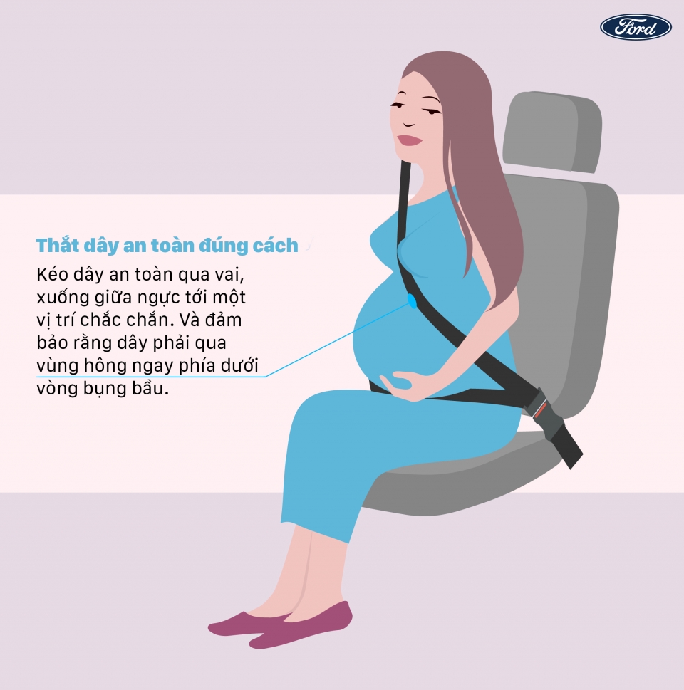 Ford chia sẻ "mẹo" lái xe an toàn cho bà bầu ford chia se meo lai xe an toan cho ba bau