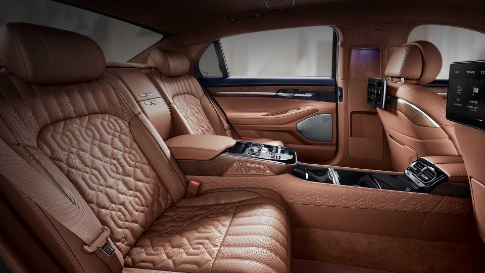 Hyundai ra mắt Genesis G90 Limousine cạnh tranh với Mercedes-Maybach genesis g90 limousine 2019 quyet canh tranh voi mercedes maybach