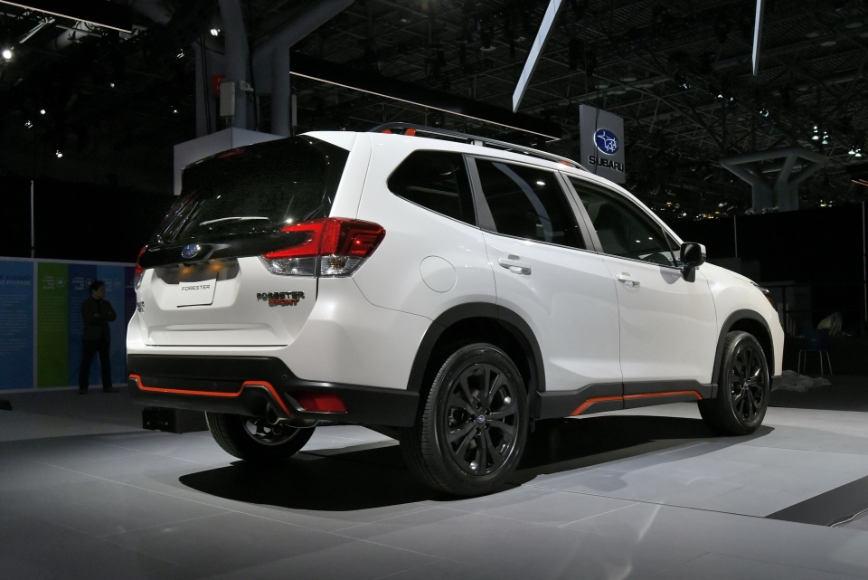 new york 2018 subaru forester 2018 lo dien voi mat than eyesight va dong co boxer 25l