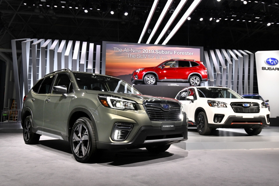 new york 2018 subaru forester 2018 lo dien voi mat than eyesight va dong co boxer 25l
