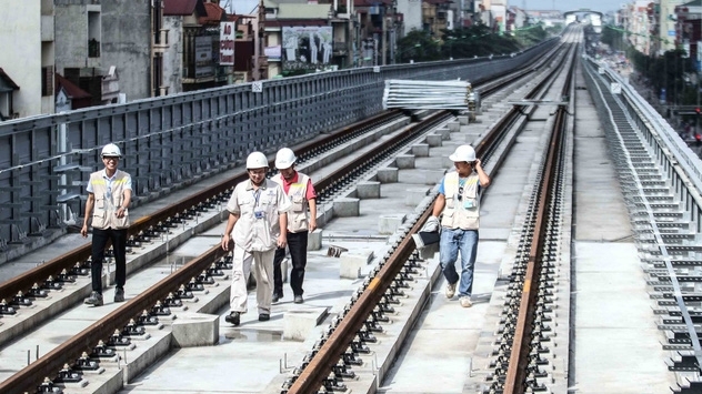 Đường sắt Cát Linh - Hà Đông lùi tiến độ chạy thử