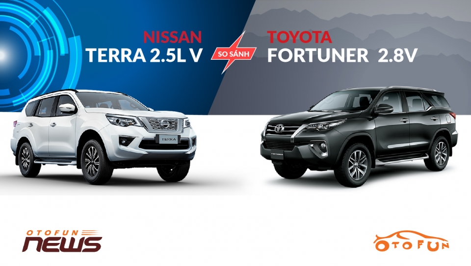 Nissan Terra 2.5V có gì để cạnh tranh với Toyota Fortuner 2.8V ? nissan terra 25v co gi de canh tranh voi toyota fortuner 28v