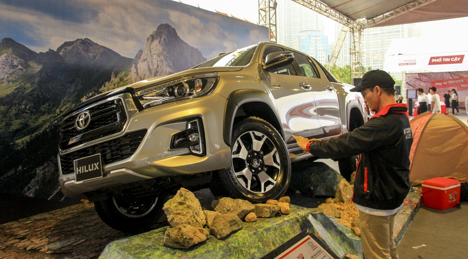 trai nghiem cung luc 9 mau xe toyota